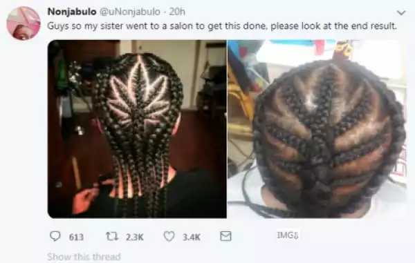 Lady Asks Hairstylist For This Particular Hairstyle, But Got This (Photos)